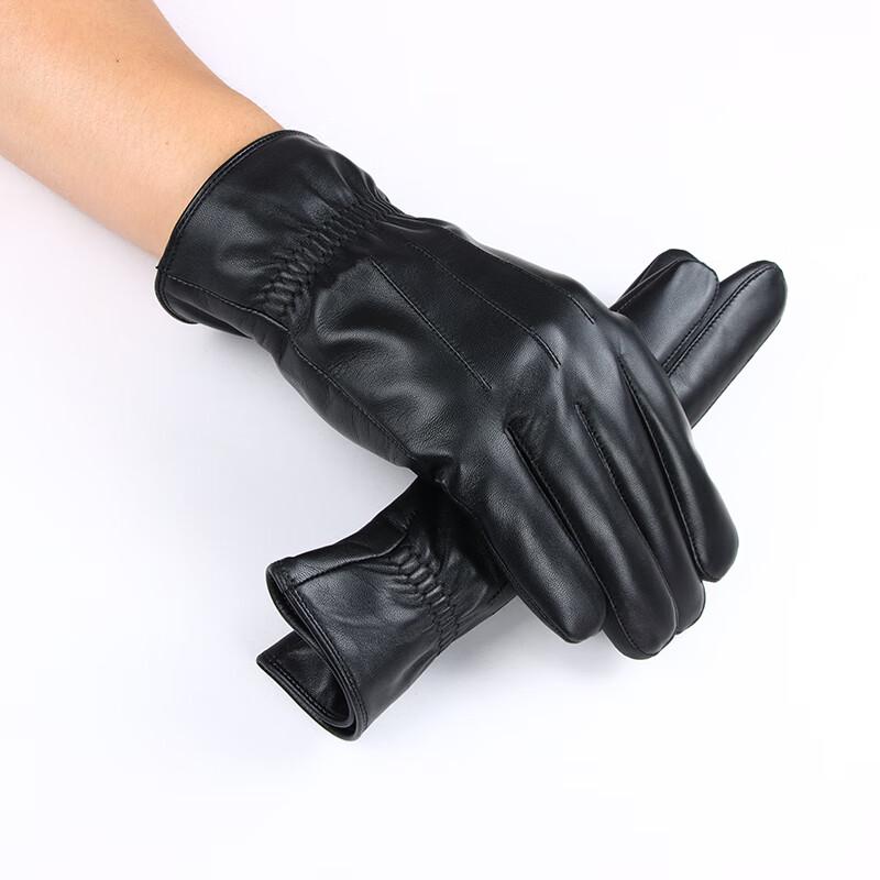Hengyuanxiang Men's Premium Goatskin Gloves