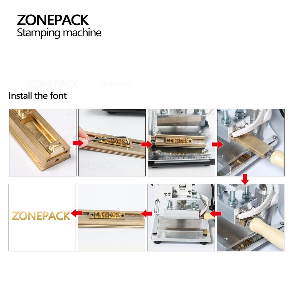 ZONESUN ZS-100B Dual Use Hot Foil Stamping Machine Manual Bronzing Machine For Pvc Card Leather Pencils Paper Stamping Machine
