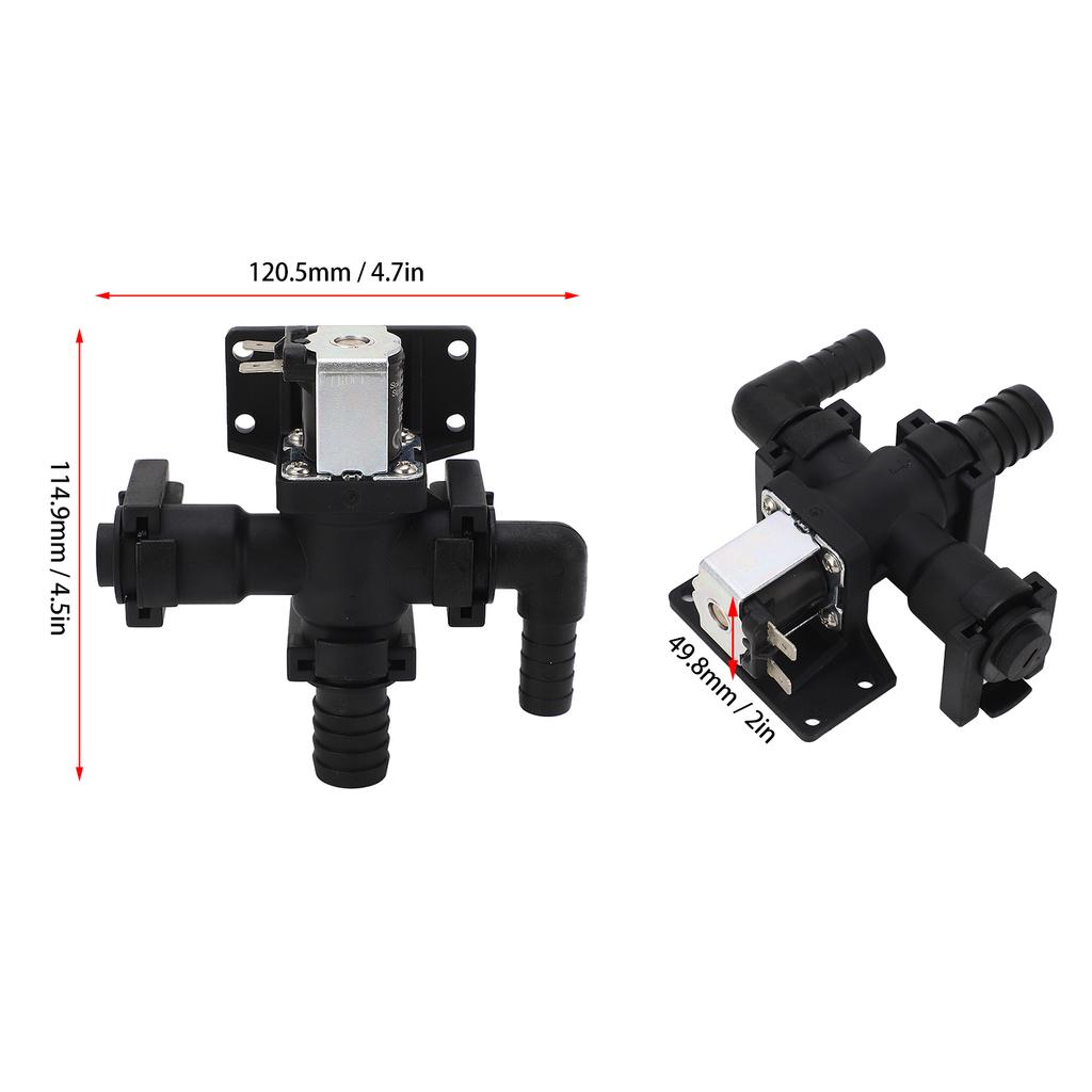 Solenoid Siphon Breaker Spare Part 9W 1 150PSI Pressure Toilet Solenoid Valve for Marine Boat RV Yac