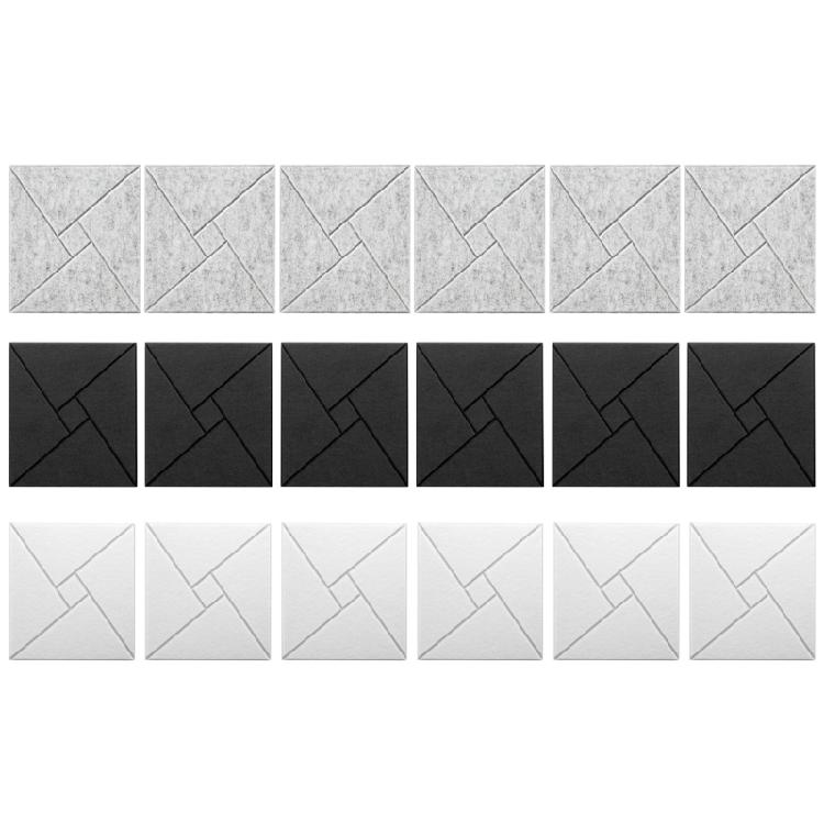 12 Pack Self Adhesive Acoustics Foam Panels Square Soundproof Wall Panels Suitable for Recordings Studios and Classrooms