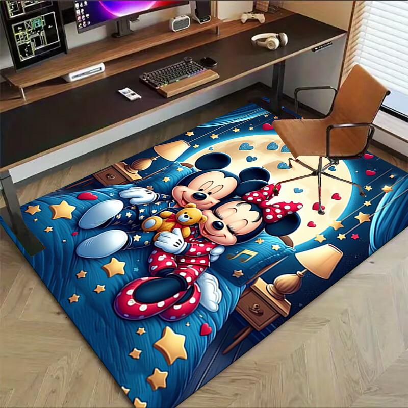Nighttime Romance Stars Carpet For Playroom Bedroom Living Room Sofa Home Decorkids Game Area Rug Nonslip Floor Mat