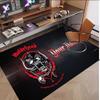 Personalized Crystal Velvet Carpet Motorhead Pattern Non Slip Floor Rug