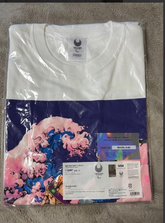 Hirohiko Araki JoJo T-Shirt M Tokyo 2020 Paralympics Unopened Japan