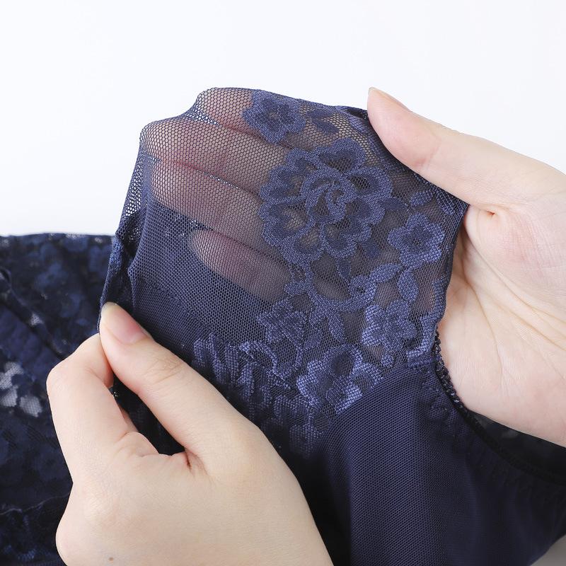 Women Slimming Underwear Knickers Briefs Seamless High Waist Transparent Mesh Girdle Waist Lace Panties Sexy