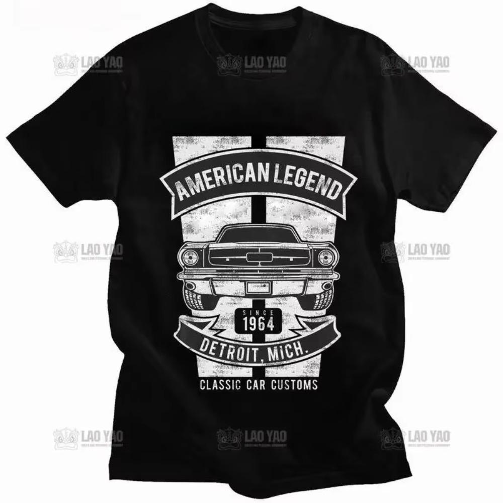 Cool Motorcycle Culture T Shirt Men  Bobber   Summer Short-sleev  T-shirts Streetwear Tee