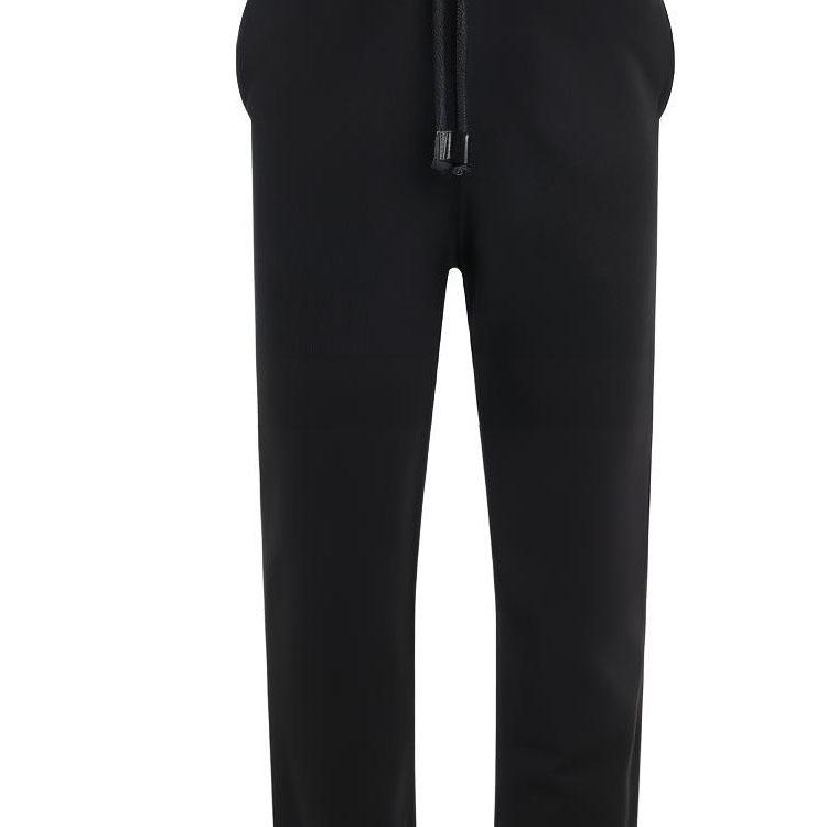 Loewe Casual Pants Men's Black Moderate Cuffed Pants H526Y1JX01-1100