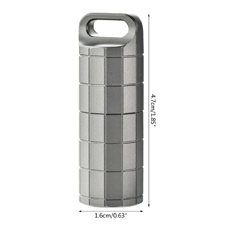 Mini Medicine Storage Pills Box Outdoor Multifunctional Medicine Tank Pills Can