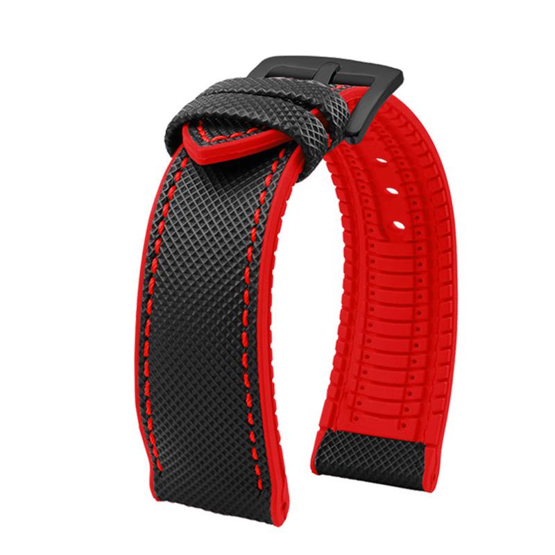Classic 24mm Sports Nylon + Rubber For Casio PROTREK Mountaineering watchband PRG-600/PRG-650 PRW-6600/ PRW-6800 Bracelet Men Strap