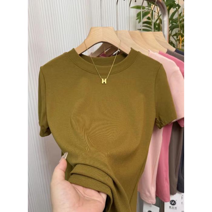 A6 High-Stretch Slim Fit T-Shirt, 92% Cotton, 8% Spandex