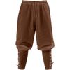 Men's Vintage Pants Medieval Viking Pirate Customets Lace-up Cotton Linen Trousers Halloween Cosplay Outfits