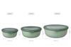 Rosti Mepal Storage Containers CIRQULA Low Nordic Set of 5703061NB Blue, 3,