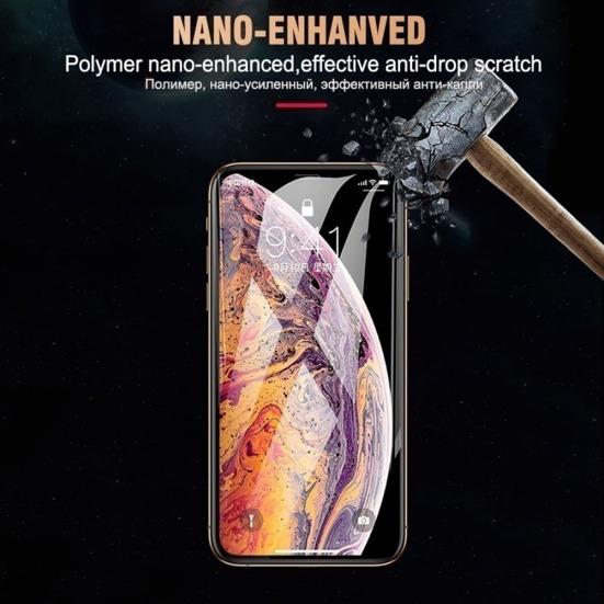 IPhone Xs/Xs Max/XR/X/6S/7 Plus/8 için Darbeye Dayanıklı 10D Temperli Cam Ekran Filmi