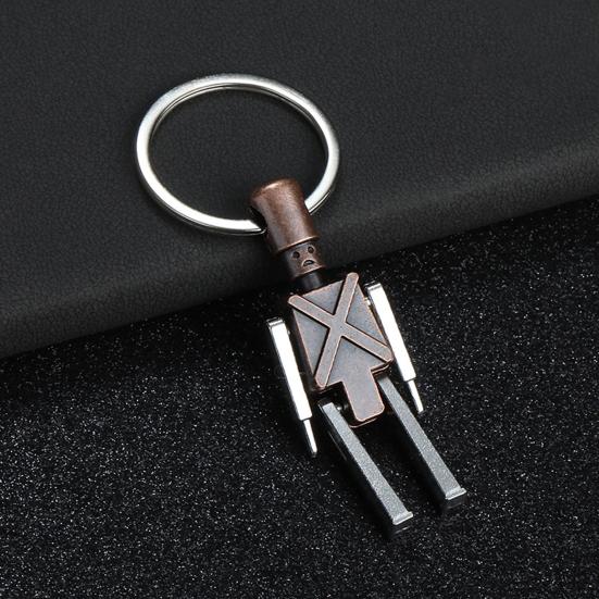 Creative Robots Keychain for Car Keys Purse Handbag Backpack Travel Bag Robot Pendant Keychains Cute Keychains Gifts for Men Friends Teacher Robot