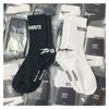 Trendy Brand Vete Classic Co-Branded Black And White Letter European And American Street Sports Socks Pure Cotton Mid-Leg Socks