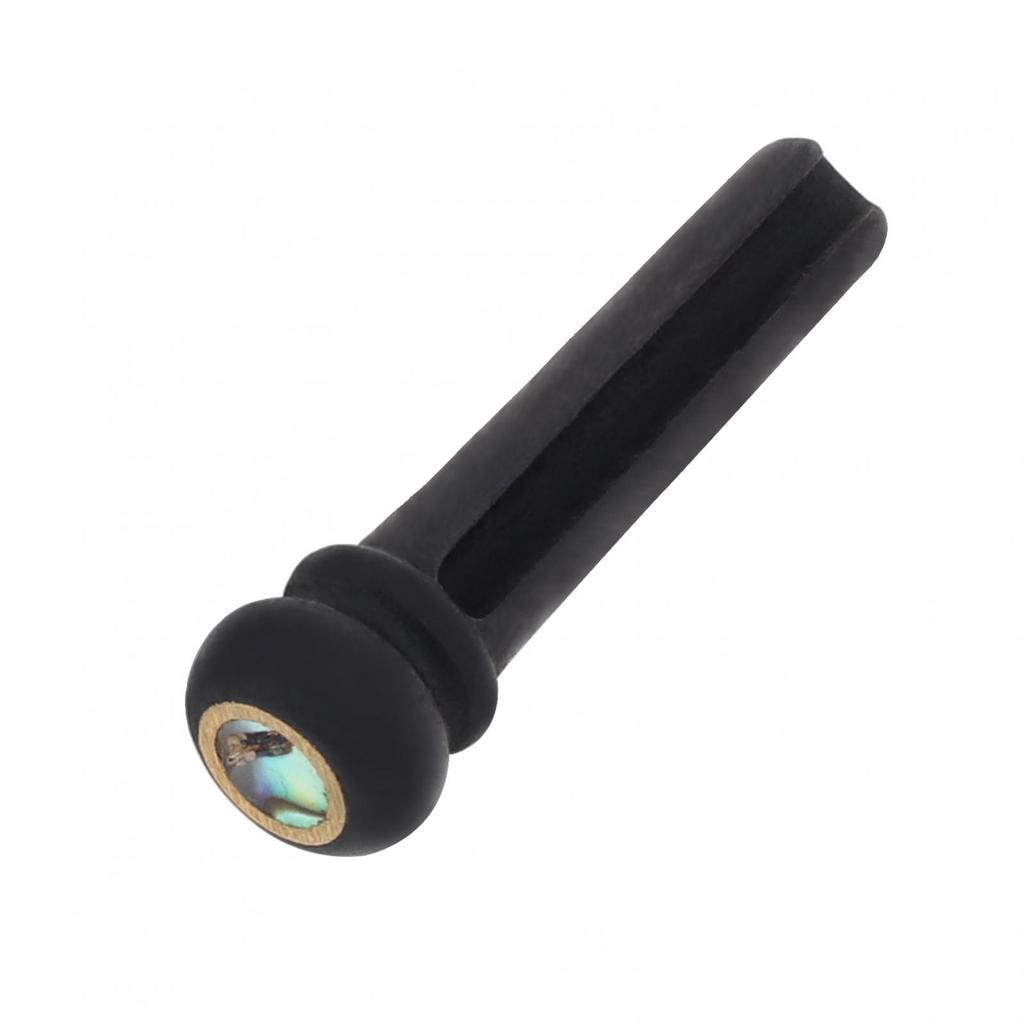 6 bucăți/lot știfturi din abanos pentru chitară, cu puncte mici de coajă de abalone