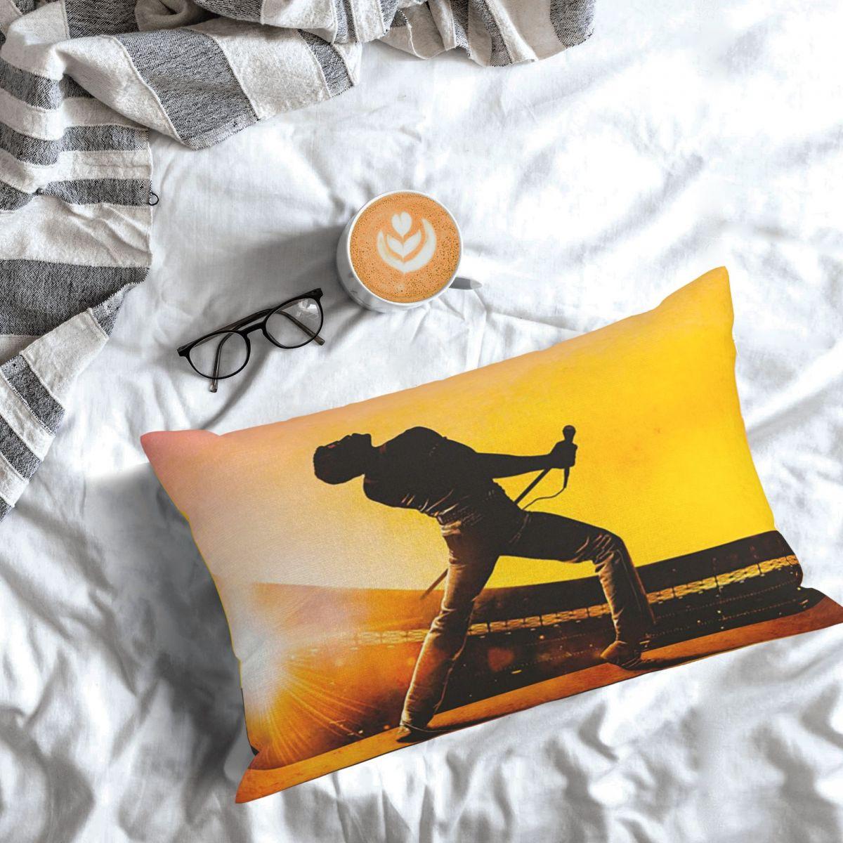 Jmg Clothing Unisex Freddie Mercury Rectangle Pillowcase Cushion Cover Decor Bedroom Bed Home Comfort Throw Pillow