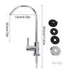 304 Stainless Steel Kitchen 1/4 Inch  Water Filter Faucet Chrome Plated Connect Reverse Osmosis Faucet For Drinking Water Purifier