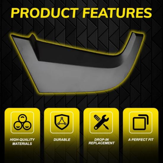 Left Side For 2012-2015 Honda Civic Rear Door Window Pillar Molding Garnish Trim