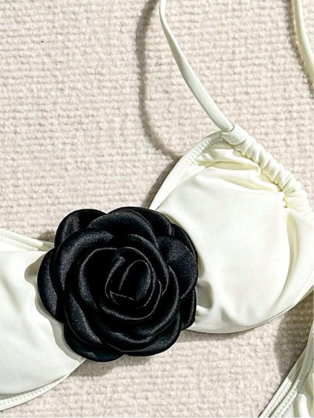 2025 European & American 3D Floral Sexy Bikini - Women's Vacation Beachwear