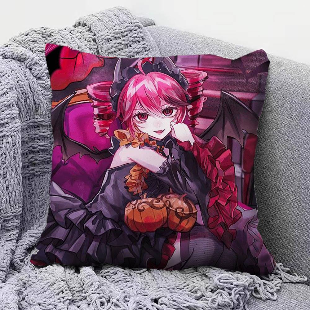 Teto Cute Anime Girl Home Sofa Cushion Covers and Aecorative Custom Pillow Covers
