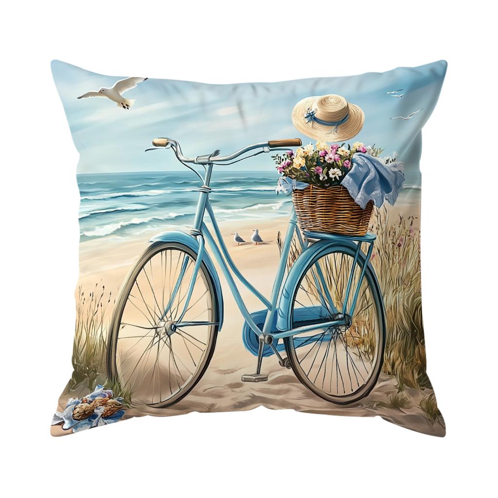 1Pc Ocean Summer Cover For Home Living Room Bedroom Sofa Office Decorative Pillowcase Soft Throw Pillows