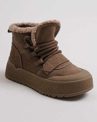 Uggi Suny Liana 3200 36 khaki zamsz futro