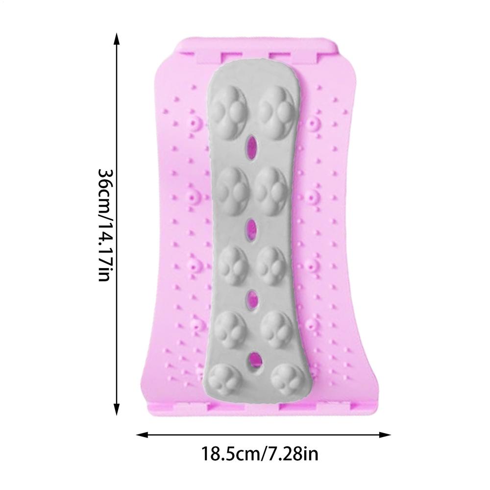 Lumbar Back Stretcher Adjustable Level Traction Massager Lumbar Back Stretcher Spine Cracker for Spine Discomfort Muscle