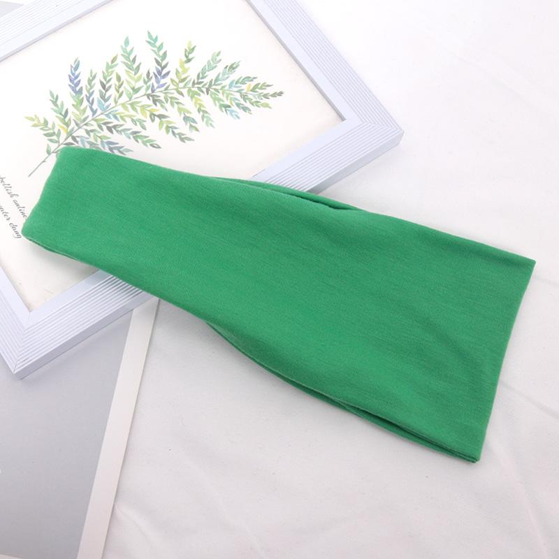 New Women Headband Wide Knitted Cotton Sport  Elastic Hair Bands Yoga Hairband Makeup Hair Hoop Vintag Headwrap Hair Accessories