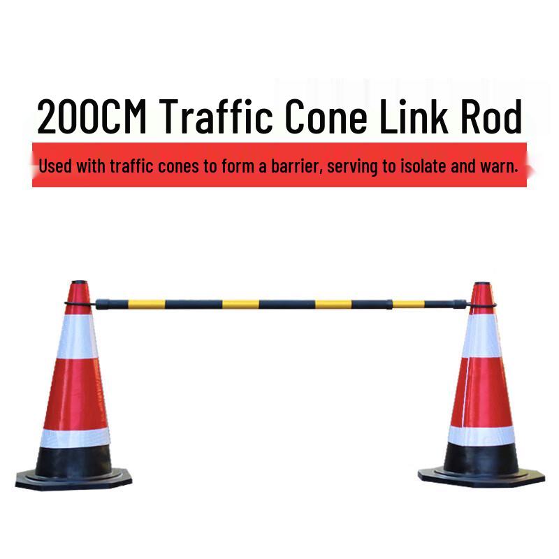 Retractable PVC Reflective Traffic Cone Barrier Pole