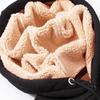Felpa con cappuccio da uomo autunno inverno spessa foderata in pile con cappuccio maniche lunghe con tasche tinta unita polsini elastici larghi coulisse giacca coppia cappotto sportivo