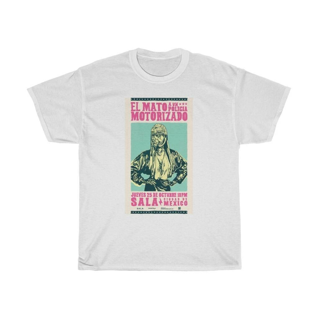 

El Mato a un Policia Motorizado Indie Rock Unisex T-Shirt Unisex Heavy Cotton 3XL