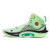 Li Ning Sonic Pantofi de baschet înalți pentru bărbați, pantofi de sport pentru bărbați, fluorescent-verde deschis ABAT019-2