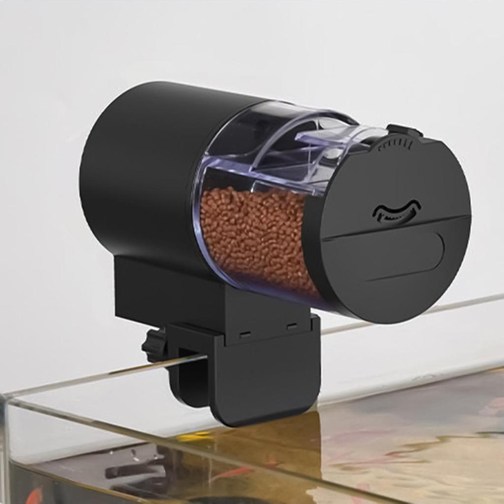 Automatic Fish Feeder 100ml Fish Tank Automatic Feeder Battery Operated Machine Programmable Pellets For Travel Apartment