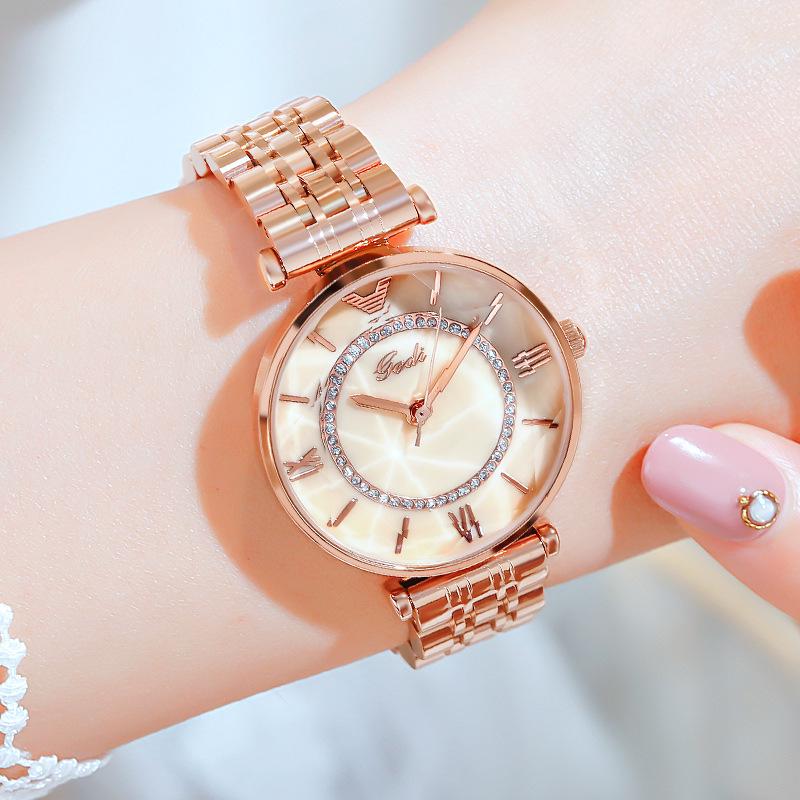GEDI Women's Fashion Casual Steel Band Quartz Watch - Simple Luxury, Versatile Design