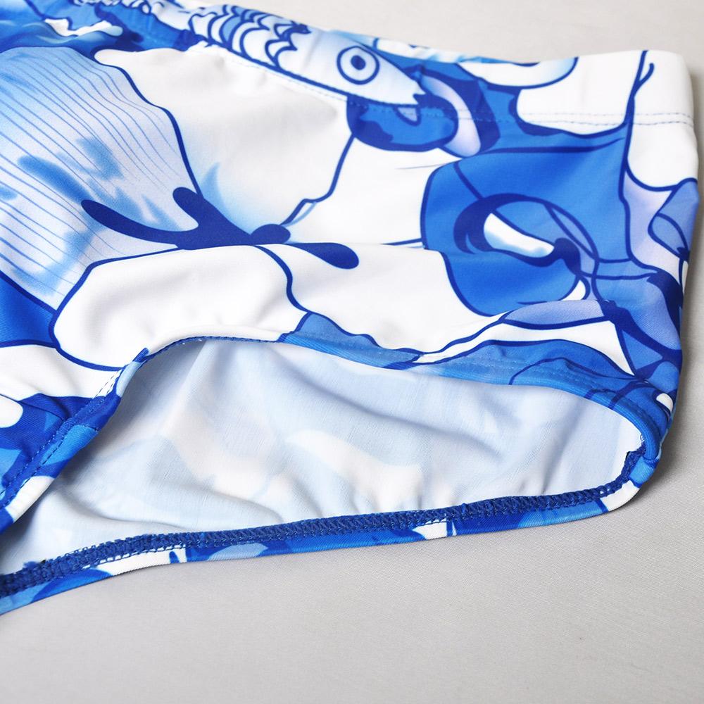 Badetøy mote for menn Badebukse for menn Lav midje med avtagbar pute Badetøy Elastiske strandshorts
