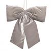 Velvet Bow Hanger 50x40cm Silver