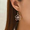 50 PCS Alloy Hollow Flower Charm Flower Pendant Hollow Flower for Jewelry Making