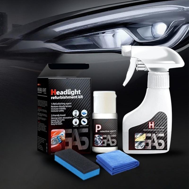 Car Headlight Polishing Agent Scratch Remover Repair Headlight Renewal Liquid Headlight Restoration Car Detailing