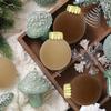 Convenience Christmas Balls Easy To Hang Metal Plastic