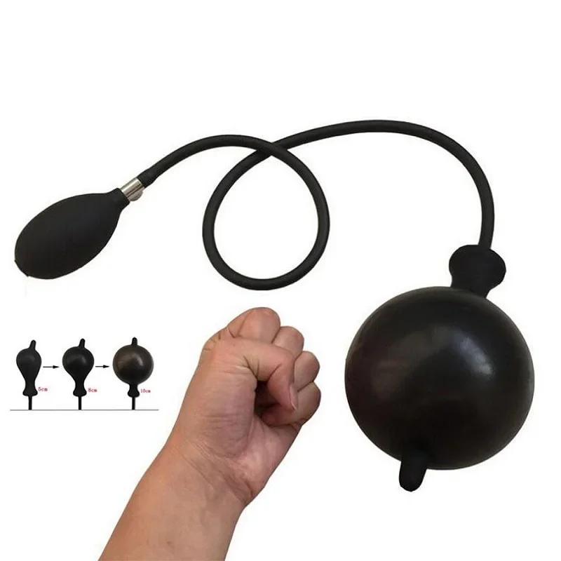 Female Sex Toys Oversized Inflatable Giant Anal Plug Adult Toys Dildo Pump Anal Dilator Expandable No Vibrator Anal Plug