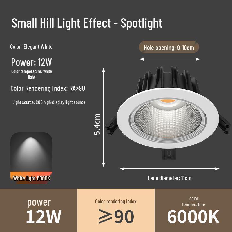 Ultra-Heller Einbaudeckenstrahler für Zuhause, Einkaufszentrum oder Bekleidungsgeschäft