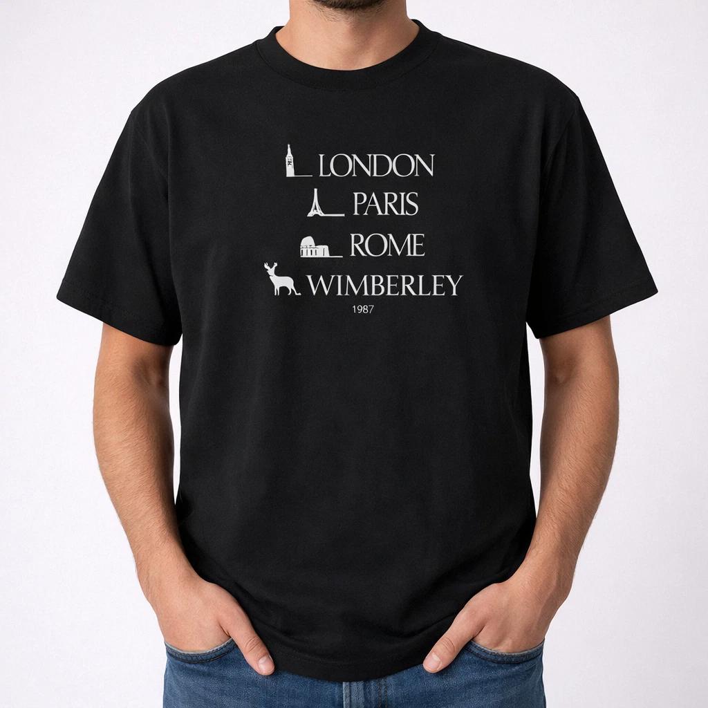 Vintage 1987 Wimberley Texas Travel Graphic Tee Retro Cities Shirt Unisex S-3XL XL