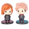 8 pz Versione Q Jujutsu Kaisen Itadori Yuji Ryomen Sukuna Gojo Satoru Figura Decorazione Torta Bambola Ornamenti Scrivania Auto Giocattolo Regalo
