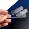 1pcs Transparent Mini Ruler with Wave Line Pocket Straight Ruler Drawing Measuring Tool Protractor School Office