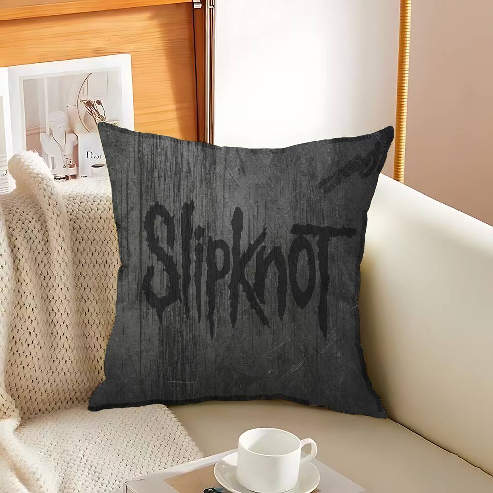 Band S_SlipknotS Pillow Anime Pillow Sofa Bed Head Pillow Cover Cushion Cover 45x45 cm Fashion