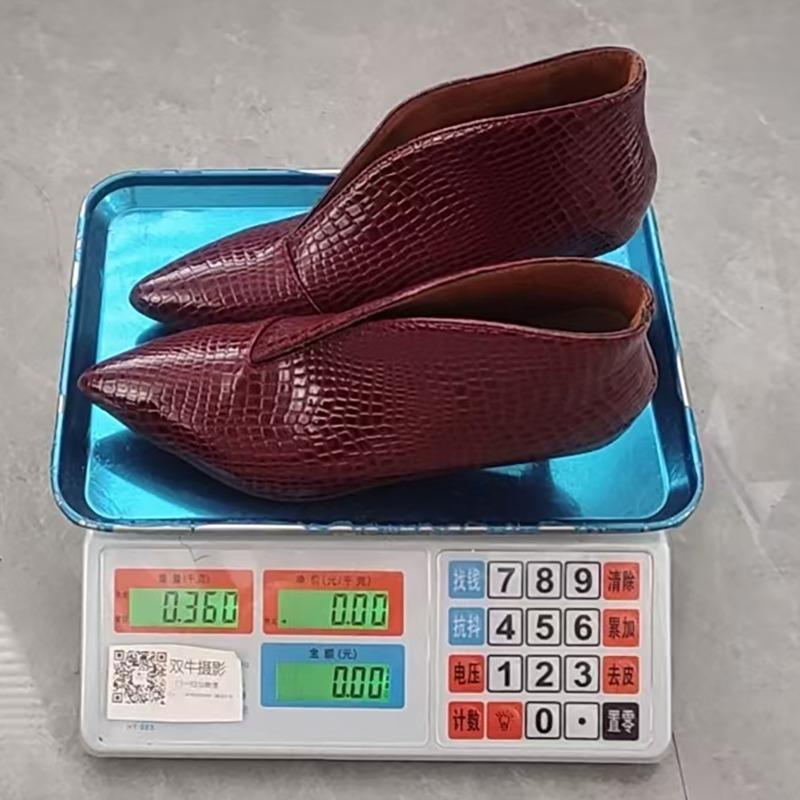 pointed mouth, patent leather short boots, women's thin high heels, new snake skin pattern Martin boots in autumn and winter, thin leather boots