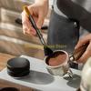 F26C Coffee Cleaning Brush Espresso Machine Long Handle Brush Tool Dusting Espresso Brush for Homes Kitchen Coffee Shops