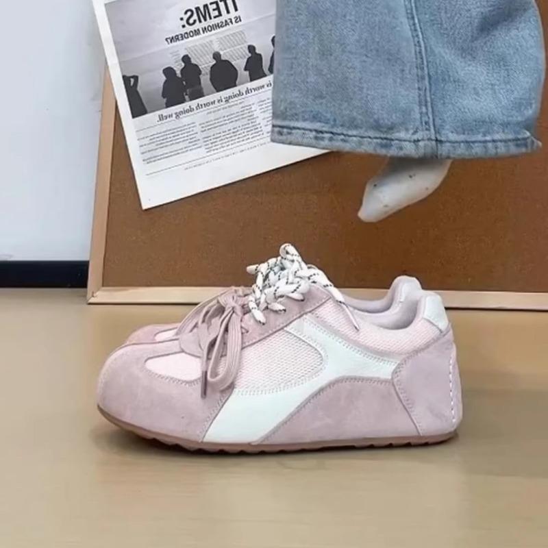 

Retro niche women s spring new leisure sports flat bottom inner height-increasing board shoes 40