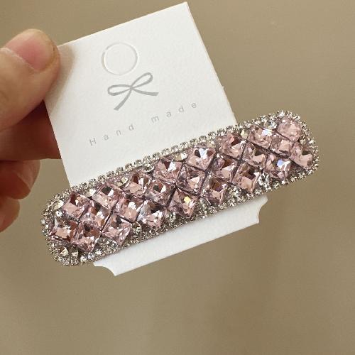 Korean new style super flashing bangs hairpin hair accessories side clip fashion shining light luxury exquisite broken hairpin net red bb clip