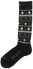 DESCENTE Junior Odor Far Silver Ion Socks for Juniors and DWDWJB61 BLK Socks, Antibacterial, Resistant, Warm, Infrared, (Ag+) Kids,